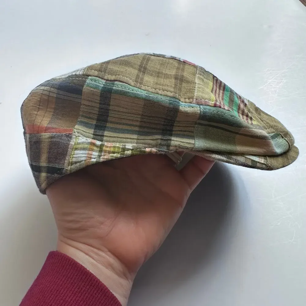 San Diego Hat Co. Kids Plaid Drivers Hat Size 5-7 Years